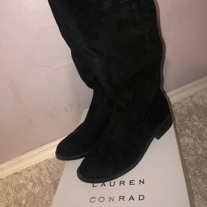 Lauren conrad riding boots in black